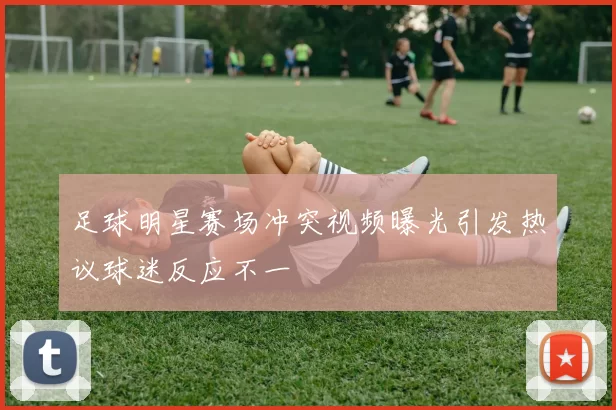 足球明星赛场冲突视频曝光引发热议球迷反应不一